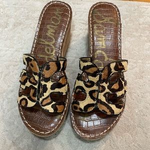 Sam Edelman Regis Platform Wedges. Size 8